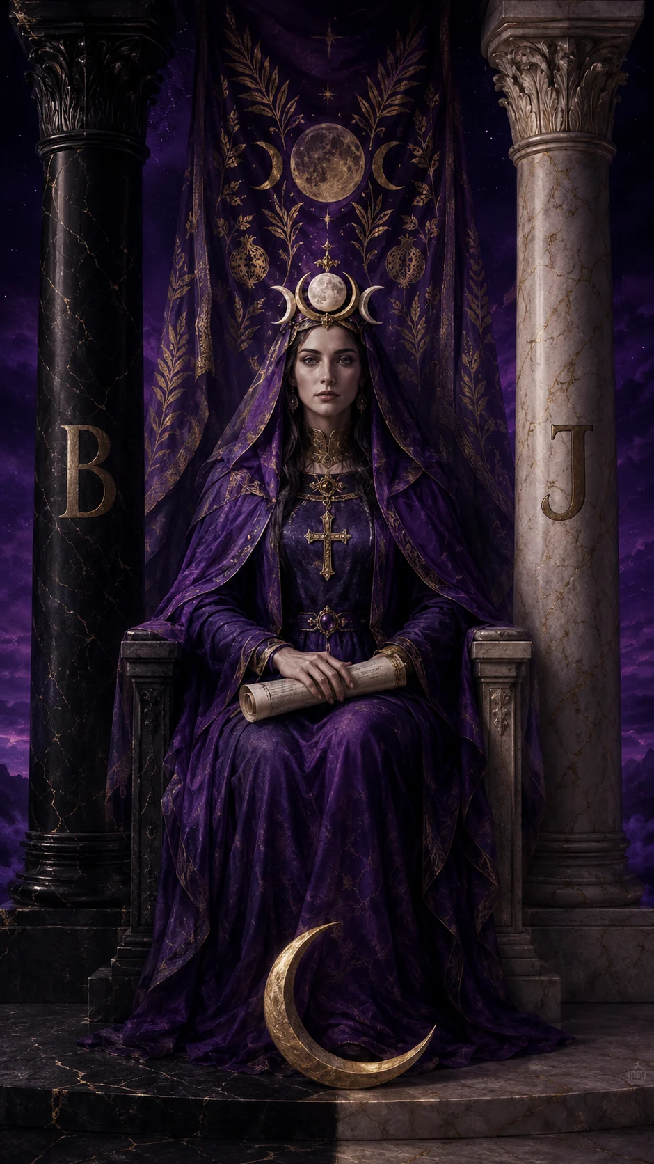 Верховная Жрица — колода Amethyst